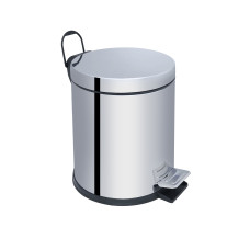 Lidz Відро для сміття Oreo 0105 5 л LDORE0105CRM22254 Chrome