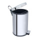 Lidz Відро для сміття Oreo 0108 8 л LDORE0108CRM22255 Chrome