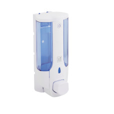 Lidz Дозатор для рідкого мила Playa 0101 настінний 380 мл LDPLA0101WHI22316 White