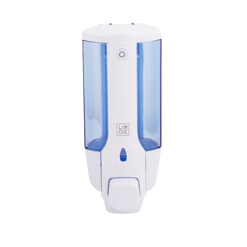 Lidz Дозатор для рідкого мила Playa 0101 настінний 380 мл LDPLA0101WHI22316 White