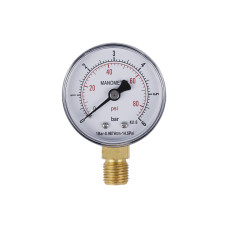 SD Plus Манометр 50 мм 1/4", нижнє підмикання SD1706B