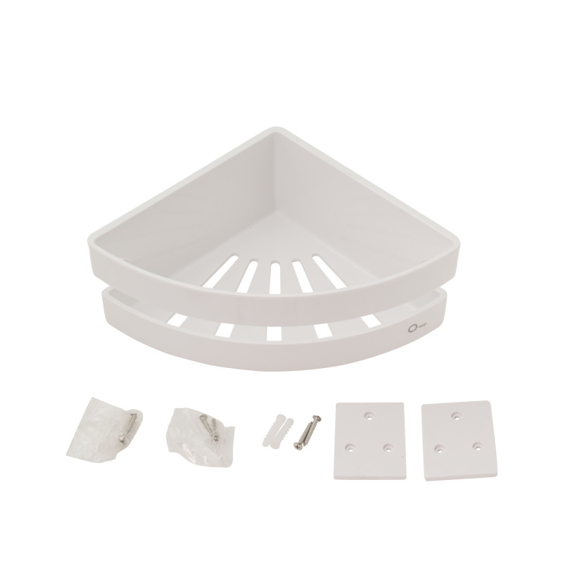 Qtap Полиця кутова Police пластикова QTPL01 White