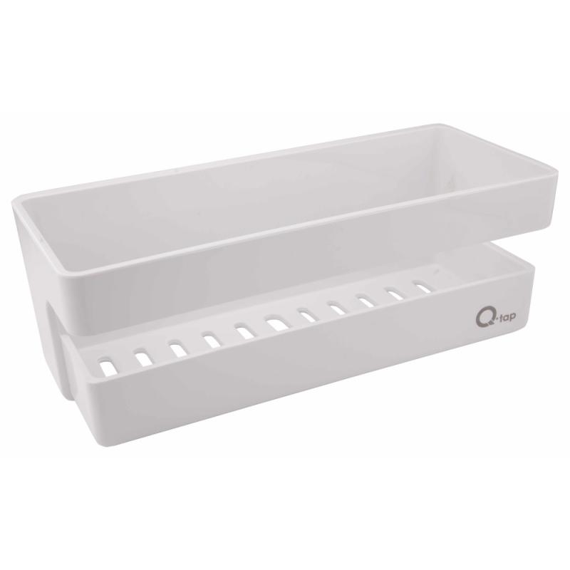 Qtap Полиця універсальна Police пластикова QTPL02 White