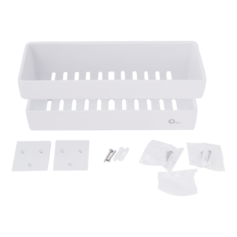 Qtap Полиця універсальна Police пластикова QTPL02 White