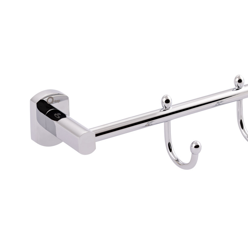 Qtap Тримач для рушника Liberty 4 гачка 450 мм QTLIBCRM11544 Chrome