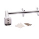 Qtap Тримач для рушника Liberty 4 гачка 450 мм QTLIBCRM11544 Chrome