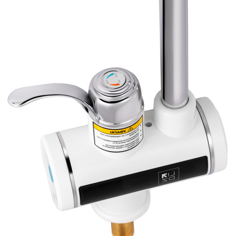 Lidz  Проточний кран-водонагрівач кухонний для кухні Warm 058 LDWAR058WCR24985 White / Chrome