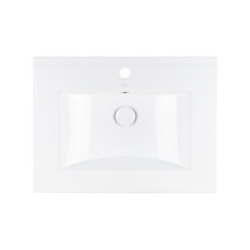 Qtap Раковина Albatross 600х470х180 White з донним клапаном QT01113060CW