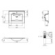 Qtap Раковина Albatross 600х470х180 White з донним клапаном QT01113060CW