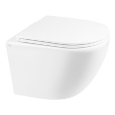 Qtap Унітаз підвісний Robin безобідковий з сідінням Soft-close QT1333046ENRW