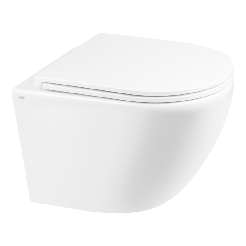 Qtap Унітаз підвісний Robin безобідковий з сідінням Soft-close QT1333046ENRW