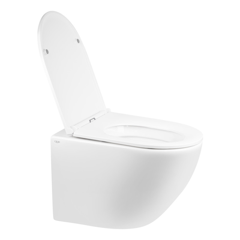Qtap Унітаз підвісний Robin безобідковий з сідінням Soft-close QT1333046ENRW