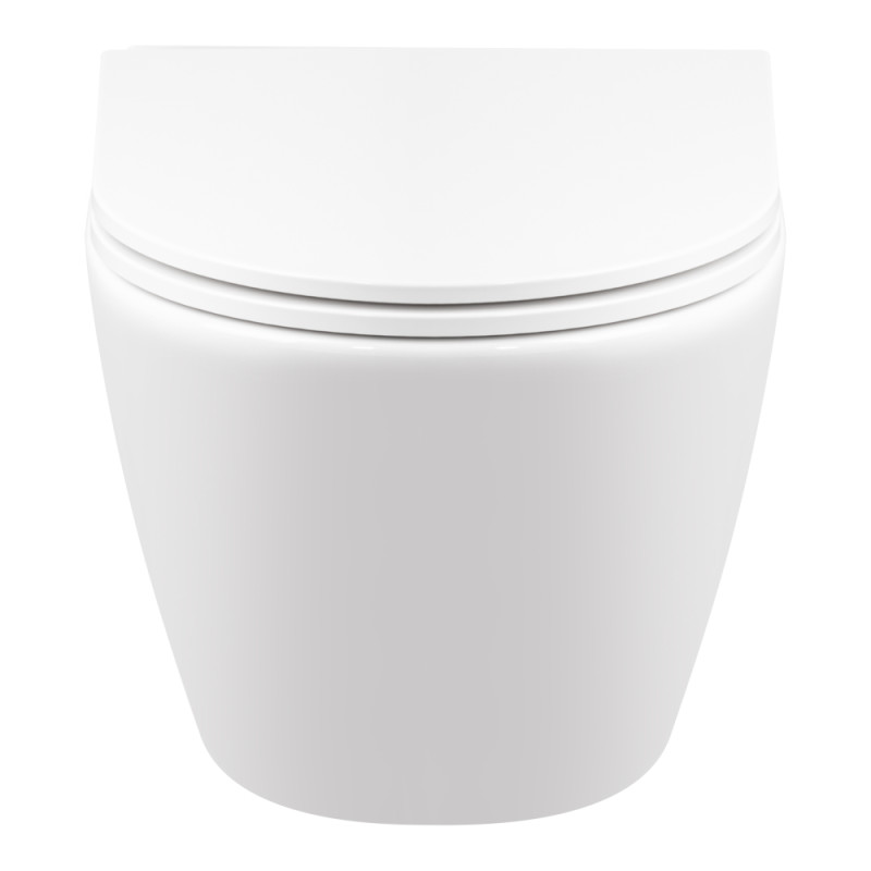 Qtap Унітаз підвісний Robin безобідковий з сідінням Soft-close QT1333046ENRW