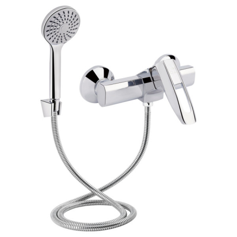 Lidz Змішувач для душу Sofi 010 (з душовим гарнітуром) (k35) LDSOF010CRM29156 Chrome