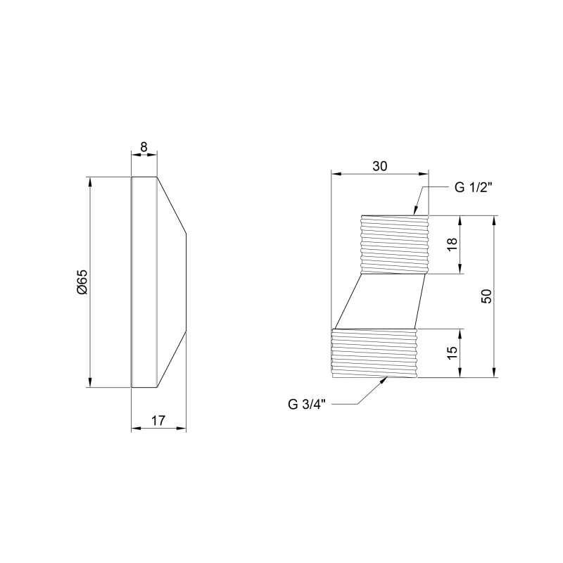 Lidz Ексцентрик для змішувача Repair 013 LDREP01329477