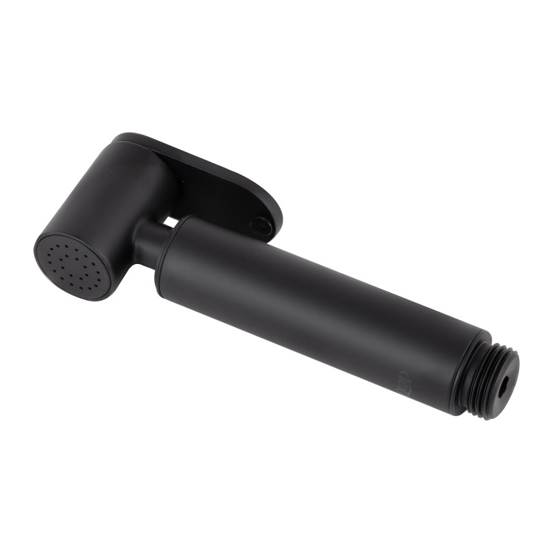 Qtap Набор для гігієнічного душу Inspai-Varius округлий QTINSVARBСRV00440001 Black Matt