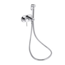 Qtap Набор для гігієнічного душу Inspai-Varius округлий QTINSVARCRMV00440501 Chrome