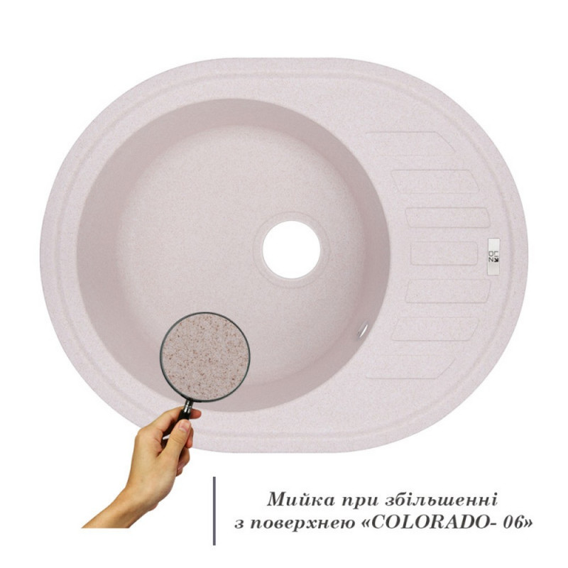 Lidz Кухонна мийка 620x500/200 COL-06 (LIDZCOL06620500200)