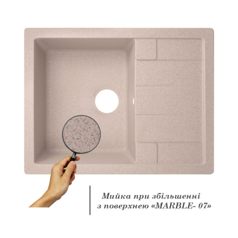 Lidz Кухонна мийка 650x500/200 MAR-07 (LIDZMAR07650500200)