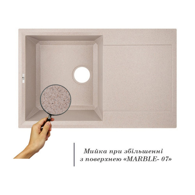 Lidz Кухонна мийка 790x495/230 MAR-07 (LIDZMAR07790495230)