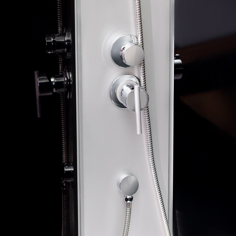 Lidz Душовий бокс Tani SB90x90.SAT.LOW.GR, скло тоноване 4 мм