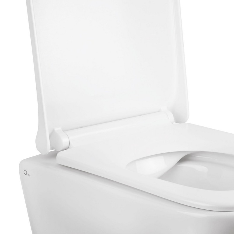 Qtap Унітаз підвісний Tern безобідковий з сідінням Soft-close QT1733052ERW