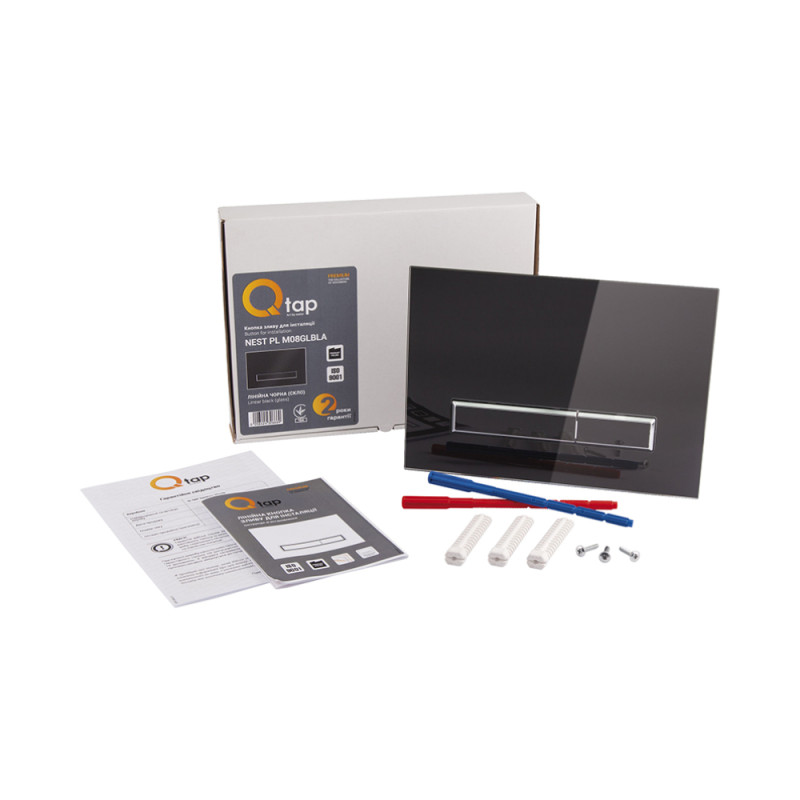 Qtap Панель змиву для унітаза Nest QT0111V1107GB