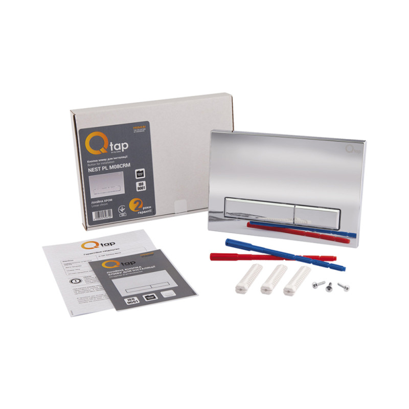 Qtap Панель змиву для унітаза Nest QT0111M08381CRM