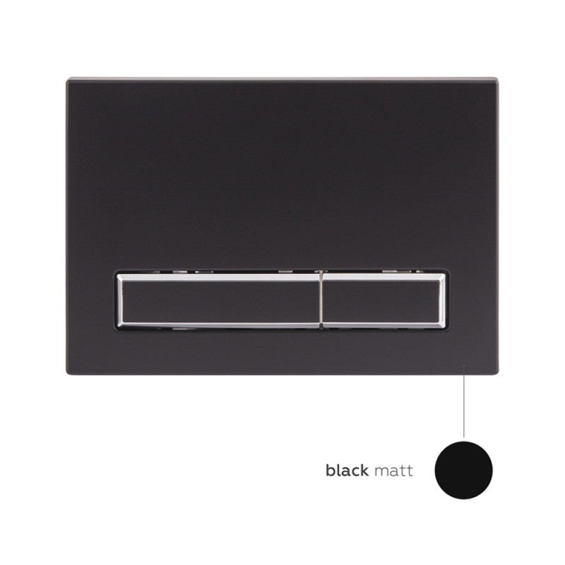 Qtap Панель змиву для унітаза Nest QT0111M08V1091MB