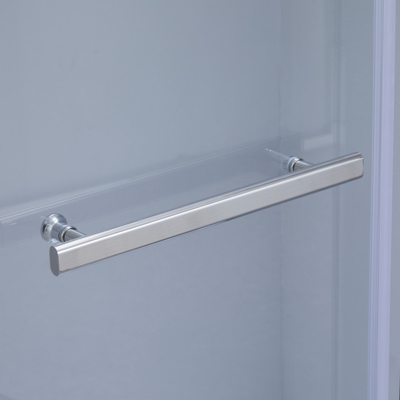 Lidz Душова кабіна Dozorca SC90x90.CRM.LOW.TR, скло прозоре 6 мм