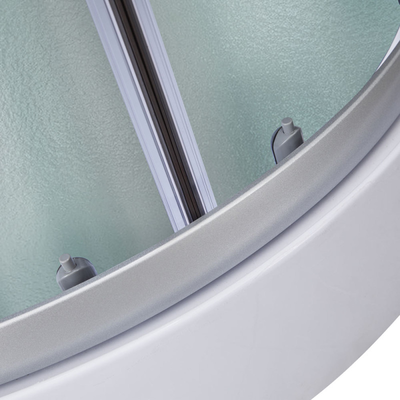 Lidz Душовий бокс Tani SB90x90.SAT.LOW.FR, скло Frost 4 мм