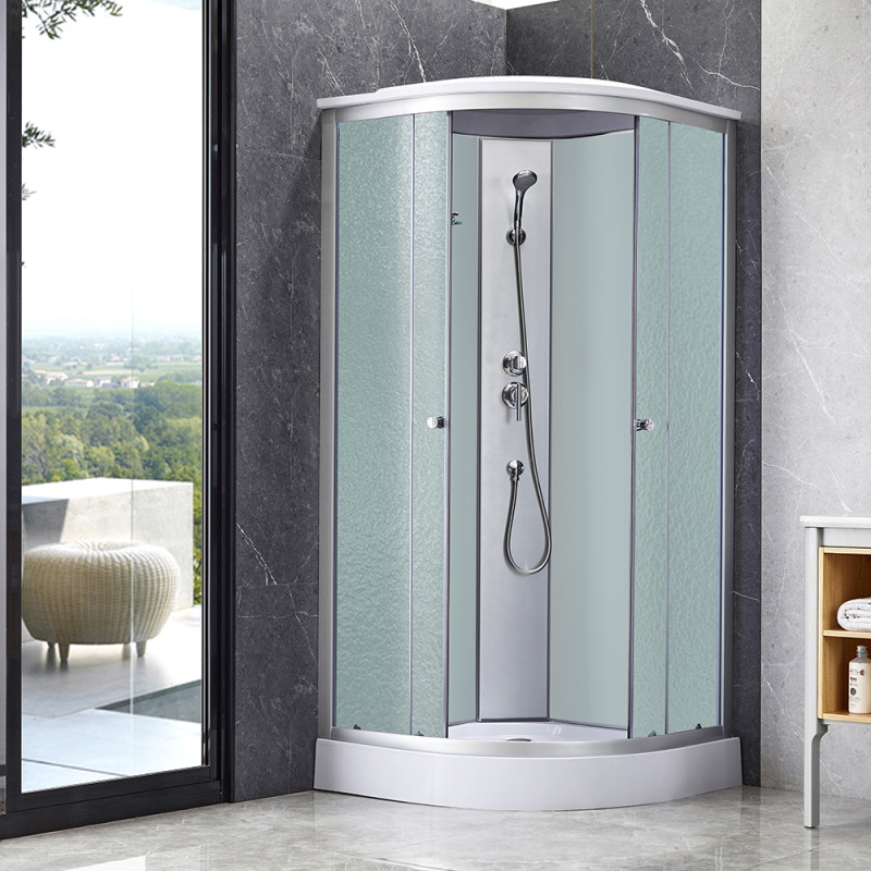 Lidz Душовий бокс Tani SB90x90.SAT.LOW.FR, скло Frost 4 мм