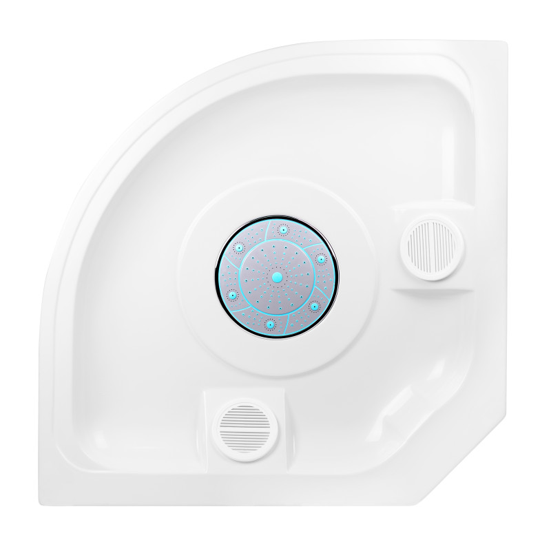 Lidz Душовий бокс Tani SB90x90.SAT.HIGH.FR, скло Frost 4 мм