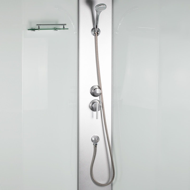 Lidz Душовий бокс Tani SB90x90.SAT.HIGH.FR, скло Frost 4 мм