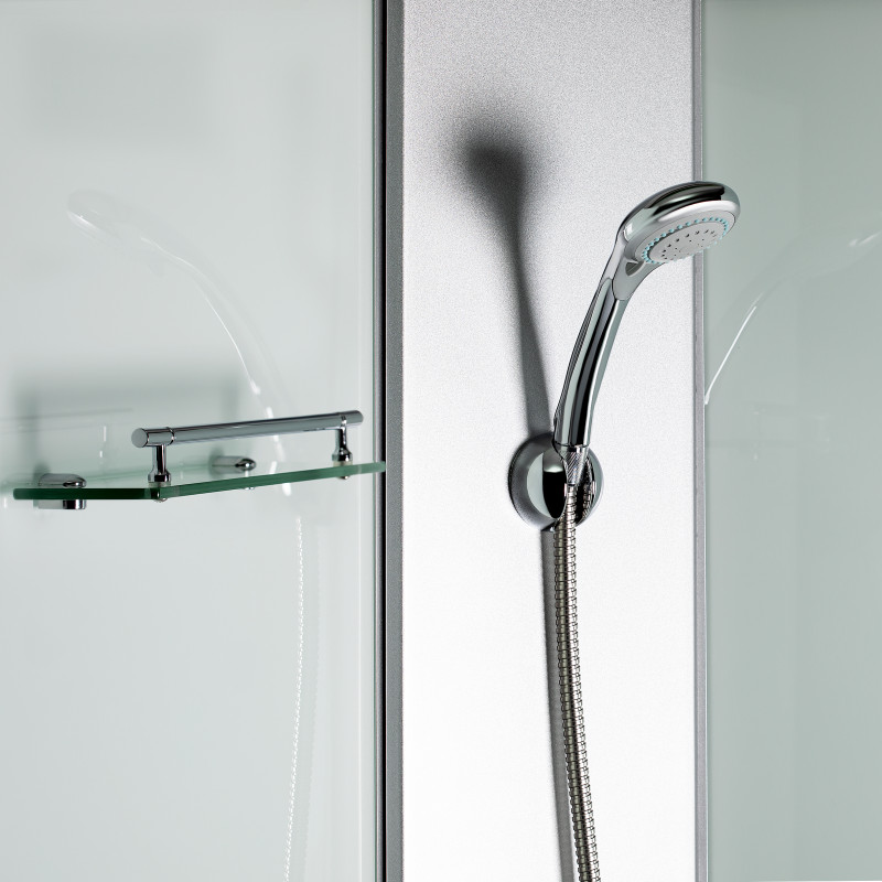 Lidz Душовий бокс Tani SB90x90.SAT.HIGH.FR, скло Frost 4 мм