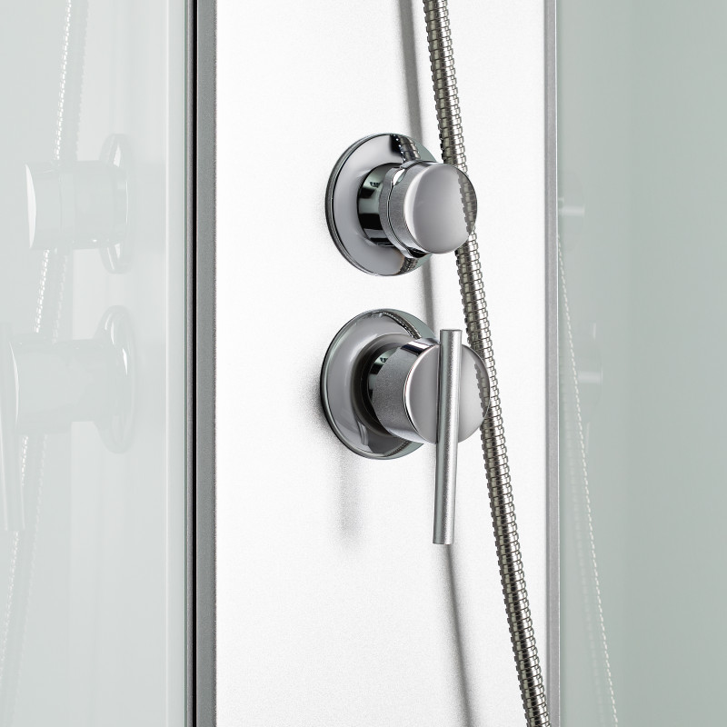 Lidz Душовий бокс Tani SB90x90.SAT.HIGH.FR, скло Frost 4 мм