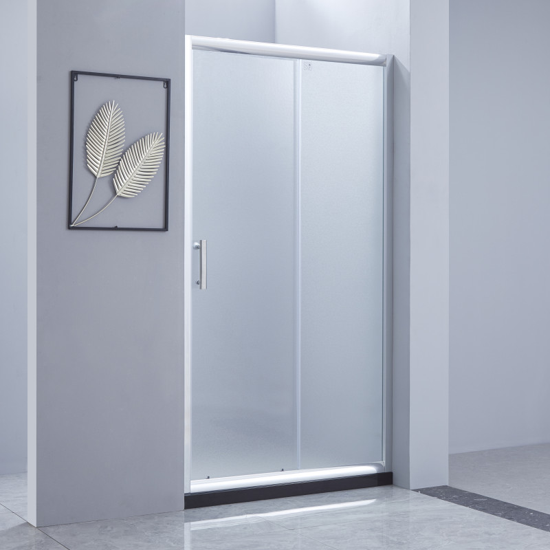 Lidz Душові двері в нішу Zycie SD100x185.CRM.FR, скло Frost 5 мм