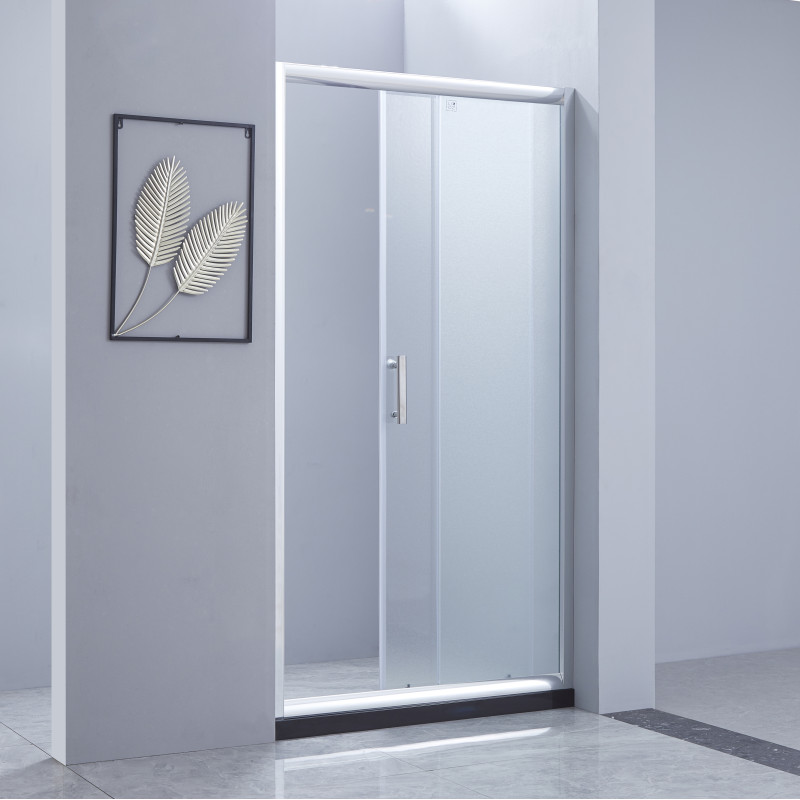 Lidz Душові двері в нішу Zycie SD100x185.CRM.FR, скло Frost 5 мм
