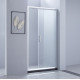 Lidz Душові двері в нішу Zycie SD120x185.CRM.FR, скло Frost 5 мм