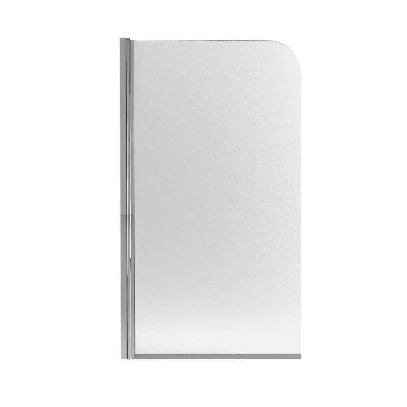 Qtap Штора на ванну Standard CRM407513APL скло Pear 6 мм, 75х130 см, ліваЗанавеска для ванны Standard CRM407513APL стекло Pear 6 мм, 75х130 см, левая