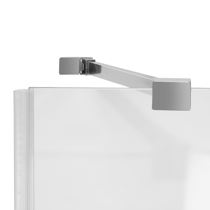 Qtap Душова кабіна CAPRICORN CRM1099SC6 90х90 см, скло Clear 6 мм, CalcLess, без піддона