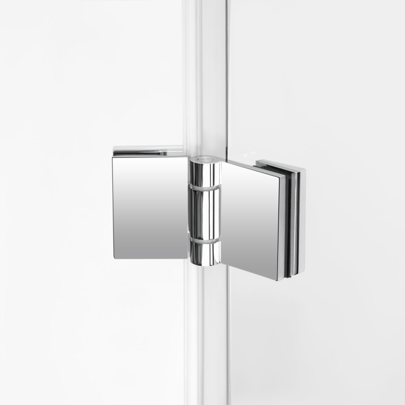 Qtap Душова кабіна CAPRICORN CRM1099SC6 90х90 см, скло Clear 6 мм, CalcLess, без піддона