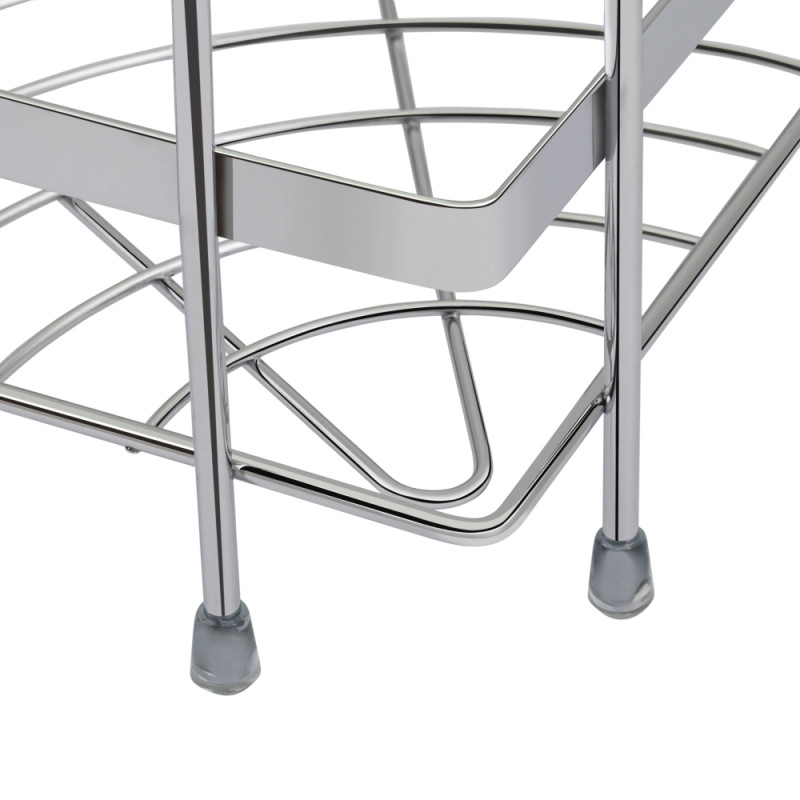 Lidz Полиця кутова Oreo 0605 2 ярусна LDORE0605CRM32483 Chrome