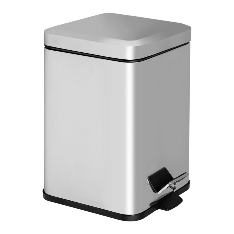 Lidz Відро для сміття Radom 1106 6 л LDRAD1106CRM32508 Chrome