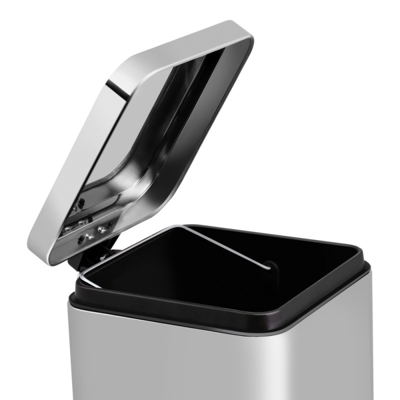 Lidz Відро для сміття Radom 1106 6 л LDRAD1106CRM32508 Chrome