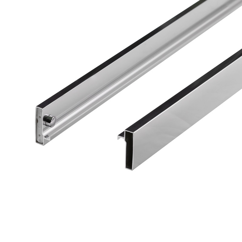 Qtap Душові двері в нішу Taurus CRM201-11.C6 97-108x185 см, скло Clear 6 мм, покриття CalcLess