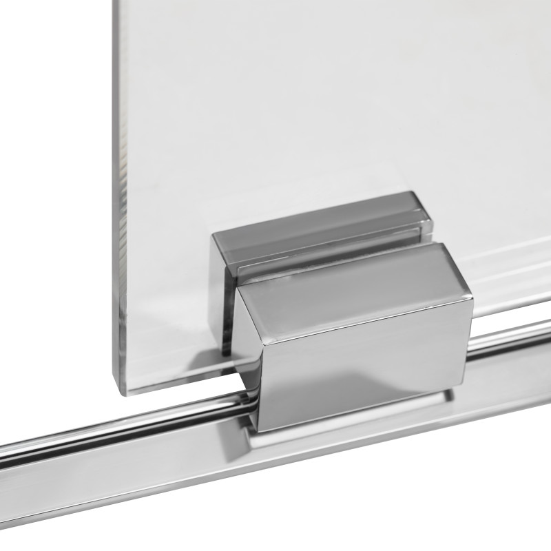 Qtap Душова перегородка Walk-In Glide CRM2012.C8 120х190 см, скло Clear 8 мм, покриття CalcLess