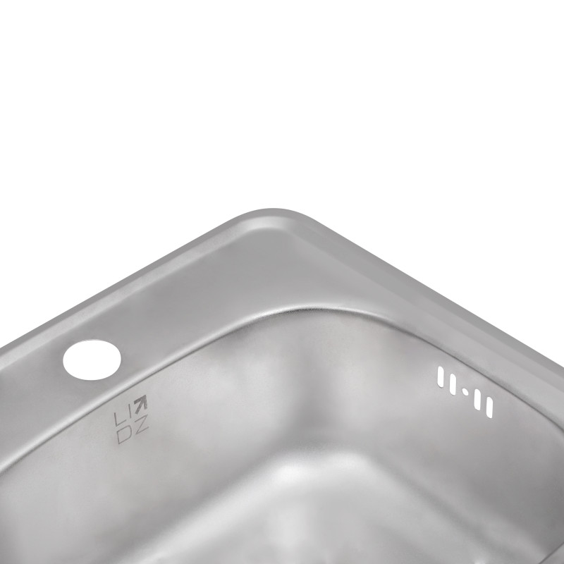 Lidz Кухонна мийка 3838 0,6 мм Satin (LIDZ3838POL06)