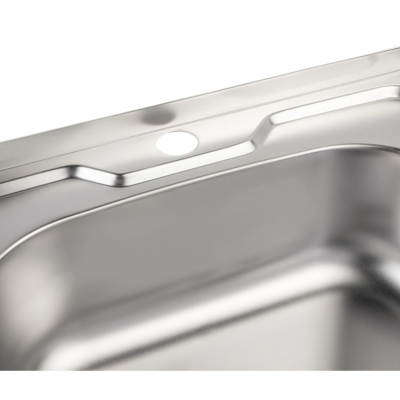 Lidz Кухонна мийка 5050 0,6 мм Satin (LIDZ5050SAT06)