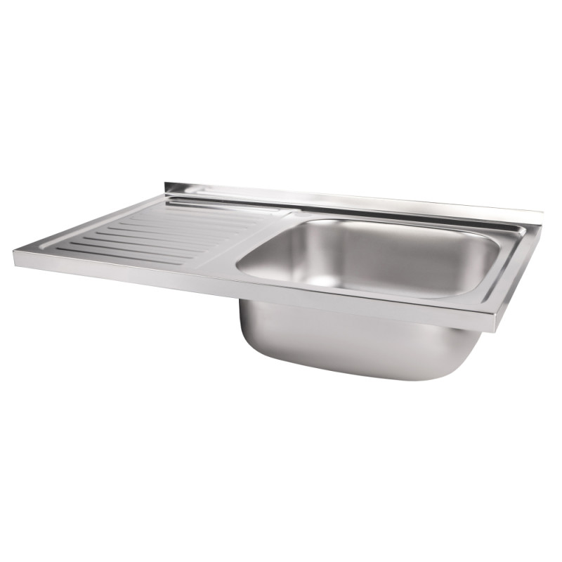 Lidz Кухонна мийка 5080-R 0,8 мм Satin (LIDZ5080RSAT8)